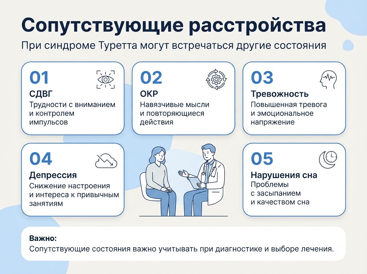 Лечение синдрома Туретта в Звенигороде инфографика